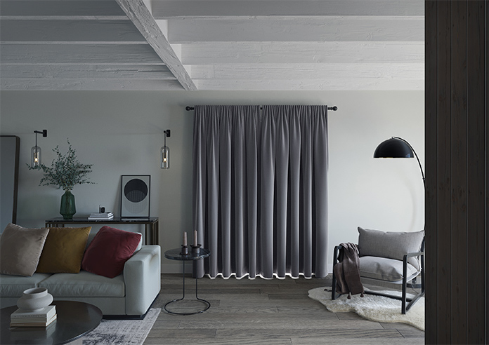 Luxe Velvet, Steel - Made to Measure Curtains - Image 7